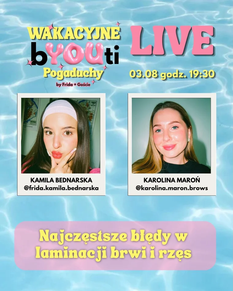 Plakat odcinka 6: Najczęstsze błędy w laminacji brwi i rzęs